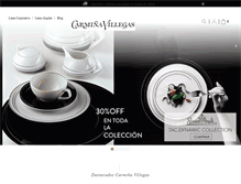 Tablet Screenshot of carminavillegas.com